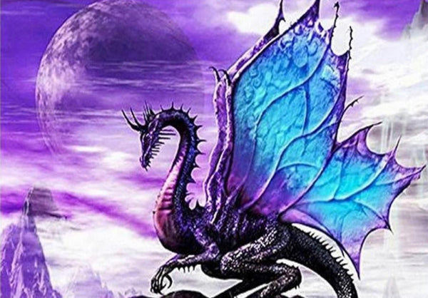 Dragon # 2  - * Made to order … Full Coverage Of Diamonds