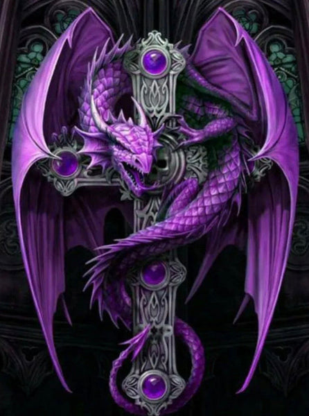Dragon # 3 - * Made to order … Full Coverage Of Diamonds