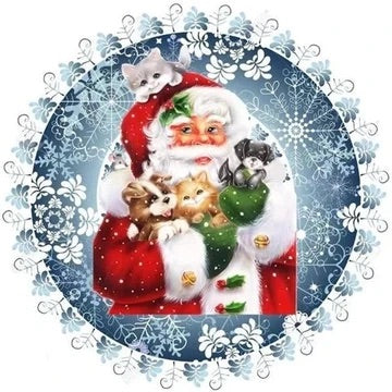 Christmas Santa * Pre Order (Made to order) … - Full Coverage of Diamonds