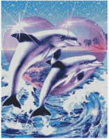 Jumping dolphins - … Full Coverage Of Diamonds - Made to Order