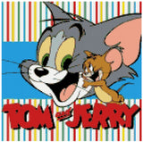 Tom and Jerry Diamond Painting … - Full Coverage of Diamonds - Made to Order