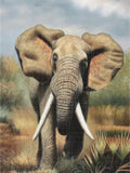 African Elephant diamond painting * Made to order … - Full Coverage Of Diamonds