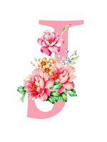 Alphabet Personalised Letter J * Pre Order (Made to order) … - Full Coverage of Diamonds