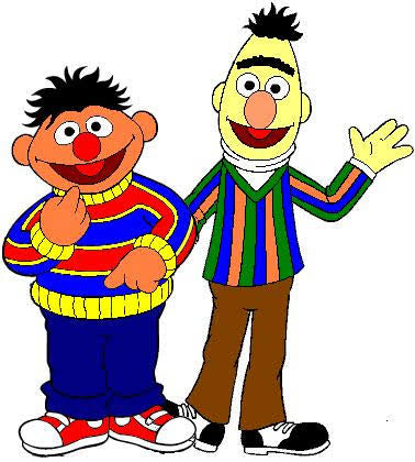 Bert and Ernie # 2 ( Sesame Street) - * Made to order Full Coverage Of Diamonds