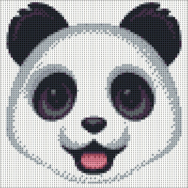 Emoji *Pre Order (Made to order) … Panda - Full Coverage of Diamonds