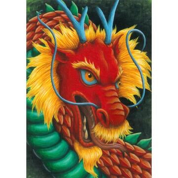 Dragon # 4 - * Made to order … Full Coverage Of Diamonds