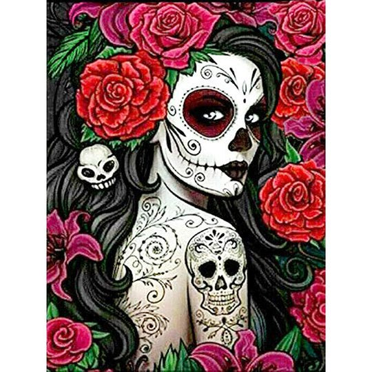 Skull beauty 11 - * Pre Order (Made to order) … Full Coverage Of Diamonds
