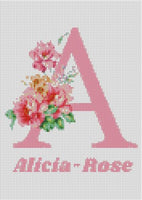Alphabet Personalised Letter B * Pre Order (Made to order) … - Full Coverage of Diamonds