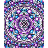 Mandala # 4 - * Made to order … Full Coverage Of Diamonds