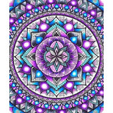 Mandala # 4 - * Made to order … Full Coverage Of Diamonds