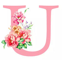 Alphabet Personalised Letter U * Pre Order (Made to order) … - Full Coverage of Diamonds