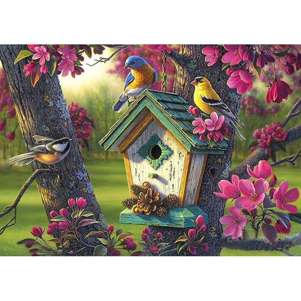 Birdhouse - * Made to order … Full Coverage Of Diamonds