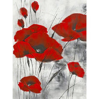 Poppy flower - … Full Coverage Of Diamonds - Made to Order