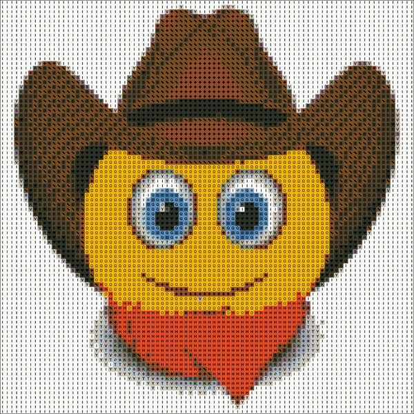 cowboy Emoji … - Full Coverage of Diamonds - Made to Order