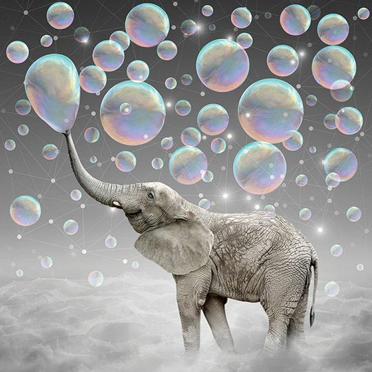 Elephant Bubbles * Pre Order (Made to order) … - Full Coverage of Diamonds