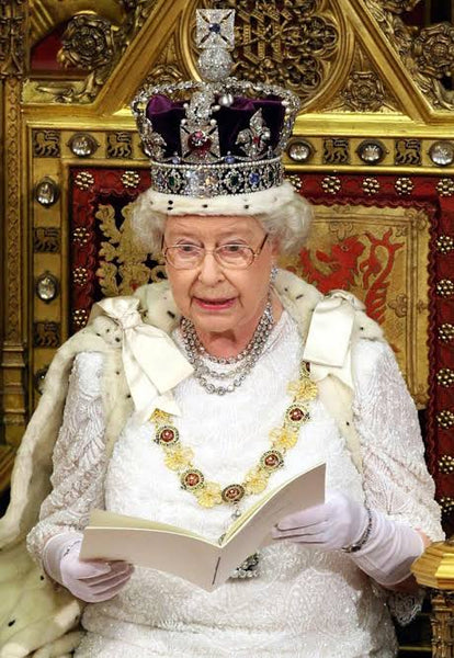 Queen Elizabeth II * Made to order …- Full Coverage Of Diamonds