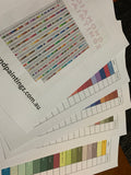 DMC Chart Book for Diamond Painting