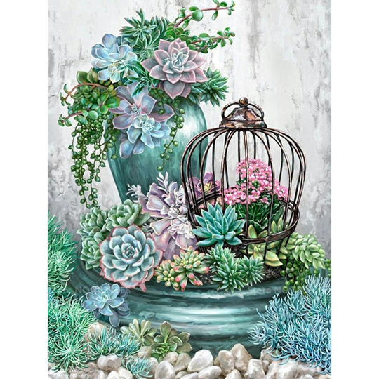 Succulent # 2 - … Full Coverage Of Diamonds - Made to Order