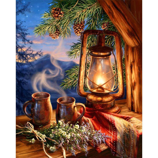 Oil lamp tree - … Full Coverage Of Diamonds - Made to Order