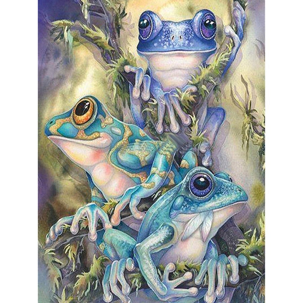 Frog diamond painting - * Made to order …Full Coverage Of Diamonds