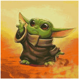 Baby Yoda # 3 Diamond Painting   … - Full Coverage of Diamonds