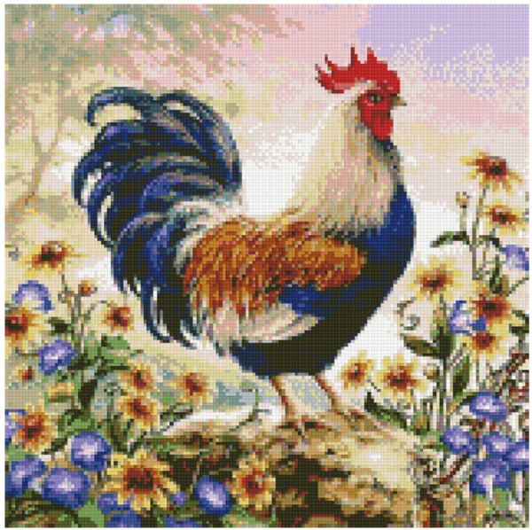Rooster # 4 ( chicken) * Pre Order (Made to order) … - Full Coverage of Diamonds