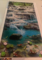 X - large  Waterfall - ( Made to order )Full Round Diamonds - 45cm x 85cm