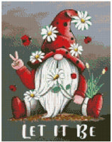 Let it be Gnome # 4 -  * Pre Order (Made to order) … Full Coverage Of Diamonds