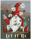 Let it be Gnome # 4 -  * Pre Order (Made to order) … Full Coverage Of Diamonds
