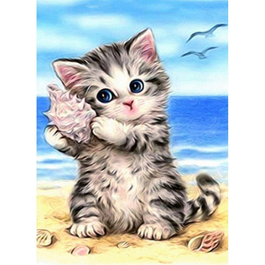 Beach cat - … Full Coverage Of Diamonds - Made to Order