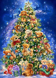 Christmas Tree Teddies- * Pre Order (Made to order) … Full Coverage Of Diamonds