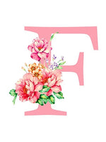 Alphabet Personalised Letter F* Pre Order (Made to order) … - Full Coverage of Diamonds