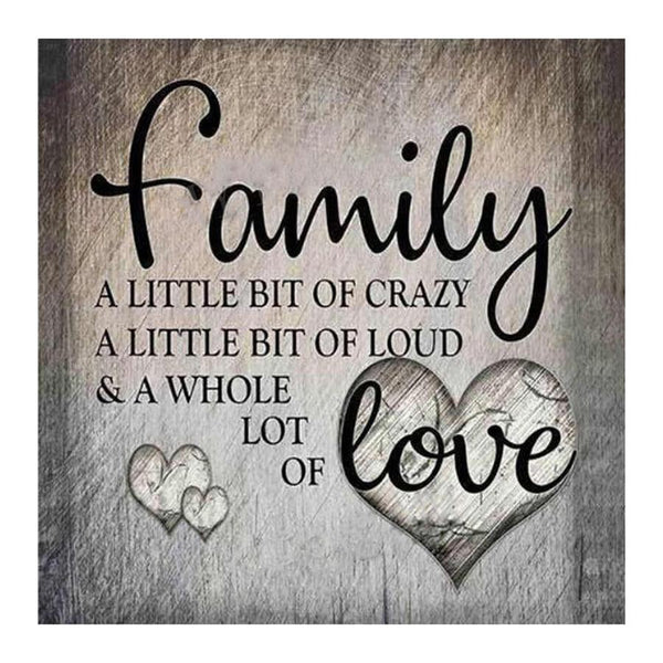 Family saying quote diamond painting  … - made to order