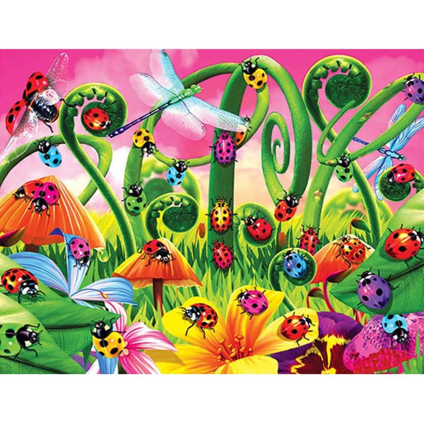 Ladybugs - * Made to order … Full Coverage Of Diamonds
