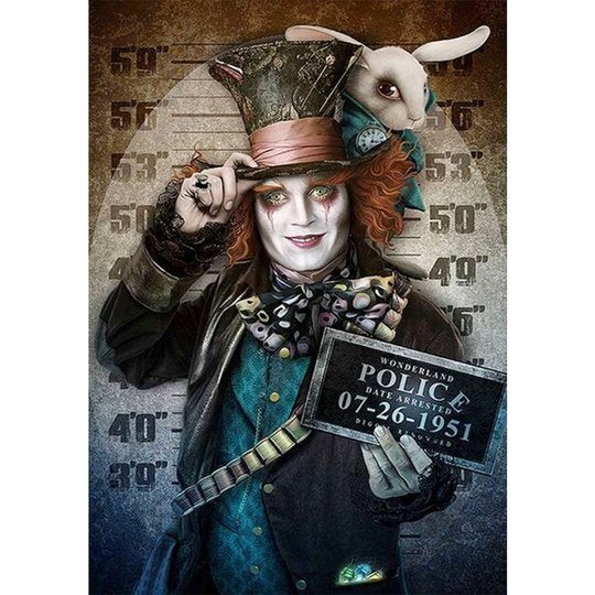 Mad hatter # 3 - … Full Coverage Of Diamonds - Made to Order