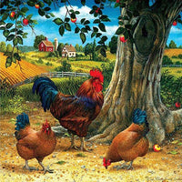 Rooster # 3  ( chickens) * Pre Order (Made to order) … - Full Coverage of Diamonds