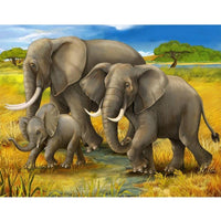 Elephants Diamond Painting - … Full Coverage Of Diamonds - Made to Order