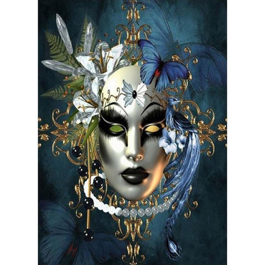 Venetian Art Mask - … Full Coverage Of Diamonds - Made to Order