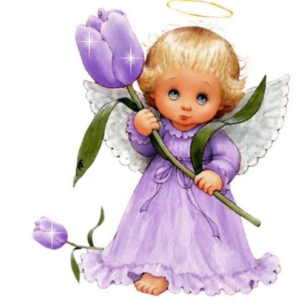 Angel # 3  * Made to order … - Full Coverage of Diamonds