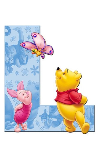 Alphabet Bear Letter L * Pre Order (Made to order) … - Full Coverage of Diamonds