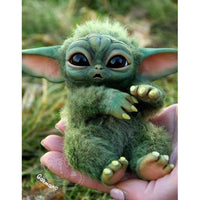 Baby Yoda # 2 … Full Coverage of Diamonds Made to Order Diamond Painting