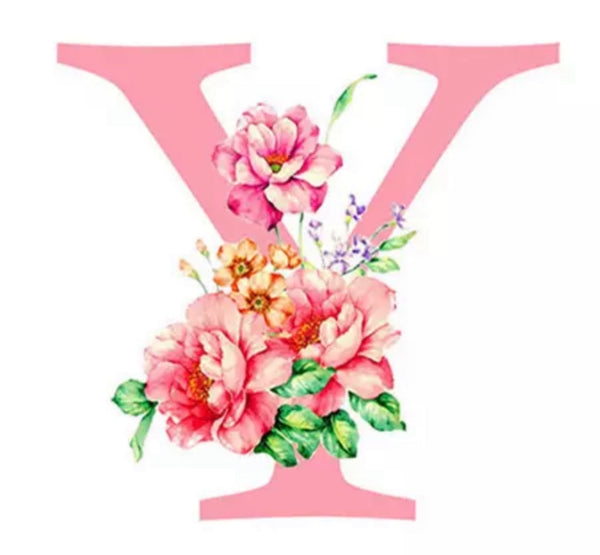 Alphabet Personalised Letter Y * Pre Order (Made to order) … - Full Coverage of Diamonds