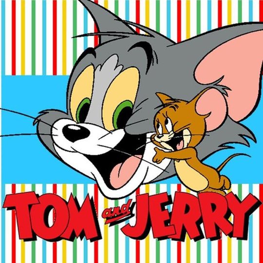 Tom and Jerry Diamond Painting … - Full Coverage of Diamonds - Made to Order