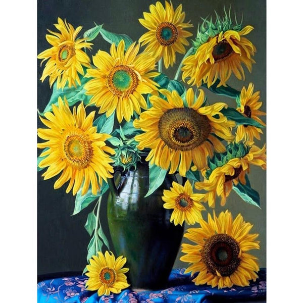 Sunflower # 3 - … Full Coverage Of Diamonds - Made to Order